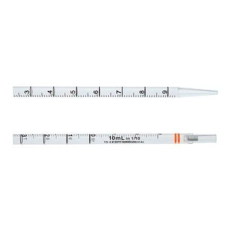 Celltreat CELLTREAT 10ml Serological Pipet, Individually Wrapped in Bags, Sterile, 200/Case 229010B